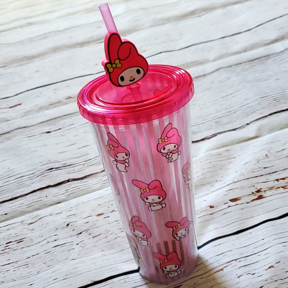 🆕️ SANRIO MY MELODY 24OZ PINK TUMBLER 💕